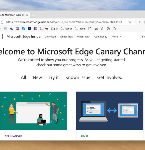 Microsoft Edge Canary Mac